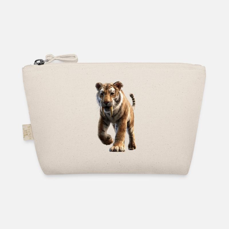 Saber-toothed tiger Smilodon Big cat Sabertooth tiger Organic Pouch