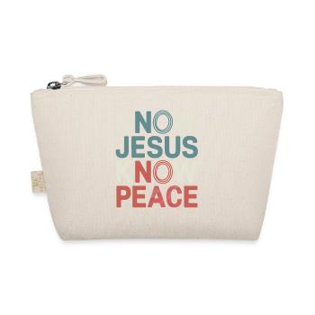 Know Jesus Know Peace - Bio-Täschchen - Natur - Vorne