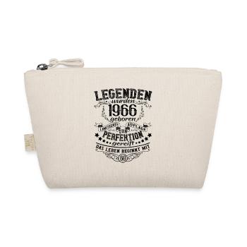 Legenden Geburtstag 1966 Vintage Retro Design - Bio-Täschchen - Natur - Vorne
