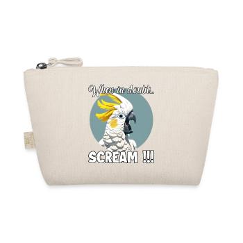 Creative gift for cockatoo and bird lovers - Organic Pouch - nature - Front