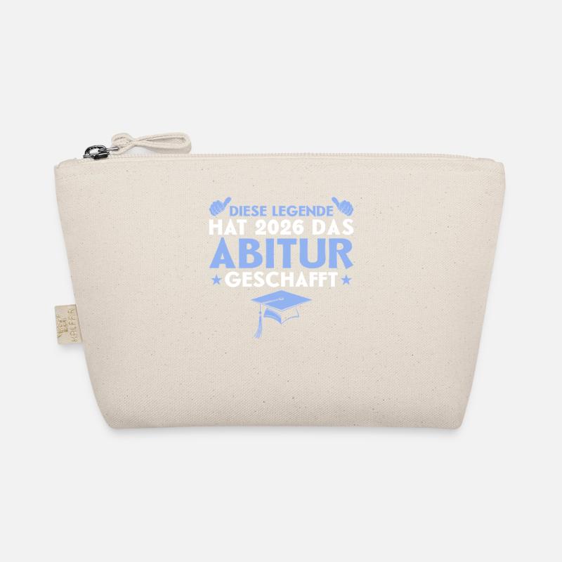 Abiturient 2026 Abitur Abschluss Geschenk Bio-Täschchen