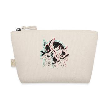 Dabbing Easter Bunny Family, Moon Squad - Organic Pouch - nature - Front
