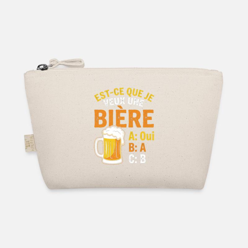Möchte ich ein Bier? Witz Beauf Alkohol Humor Bio-Täschchen