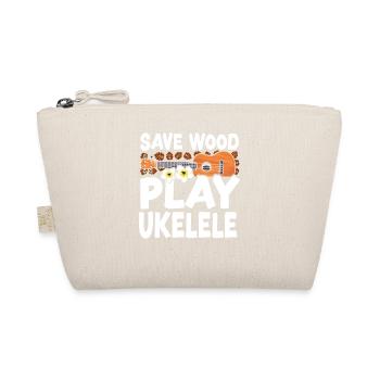 Hawaiian Ukulele Uke Save Wood - Bio-Täschchen - Natur - Vorne