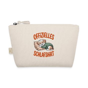 Chemise de nuit officielle Petit chiot mignon - Trousse biologique - nature - Devant