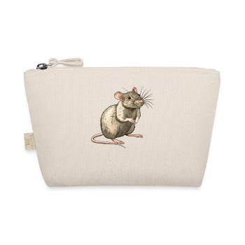 Ratten Ratte - Bio-Täschchen - Natur - Vorne