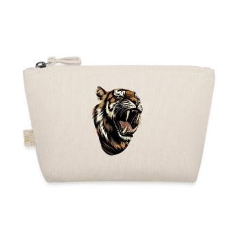 Saber-toothed tiger Smilodon Big cat Sabertooth tiger - Organic Pouch - nature - Front