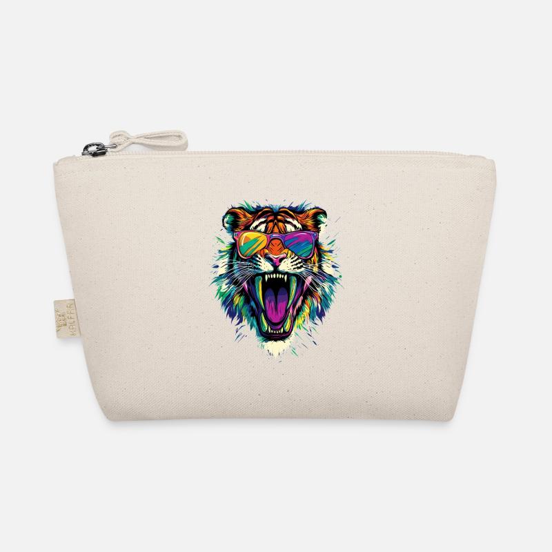 Saber-toothed tiger Smilodon Big cat Sabertooth tiger Organic Pouch