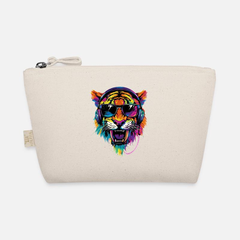 Saber-toothed tiger Smilodon Big cat Sabertooth tiger Organic Pouch