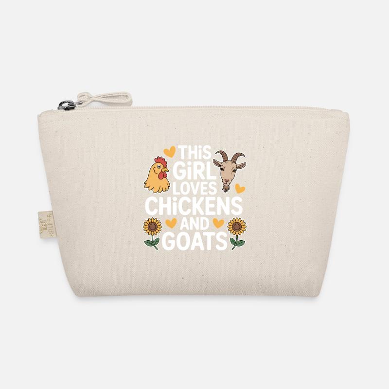 Poules, chèvres qui disent poulet, cadeau drôle de poulets. Trousse biologique