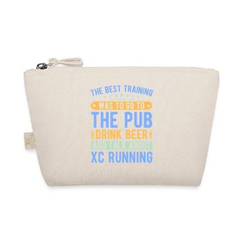 Lustiges XC Running Geschenk XC Runner Edition - Bio-Täschchen - Natur - Vorne