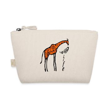 Giraffe wildlife - Organic Pouch - nature - Front