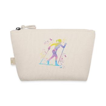 Cross-country skiing Cross-country skiing - Organic Pouch - nature - Front
