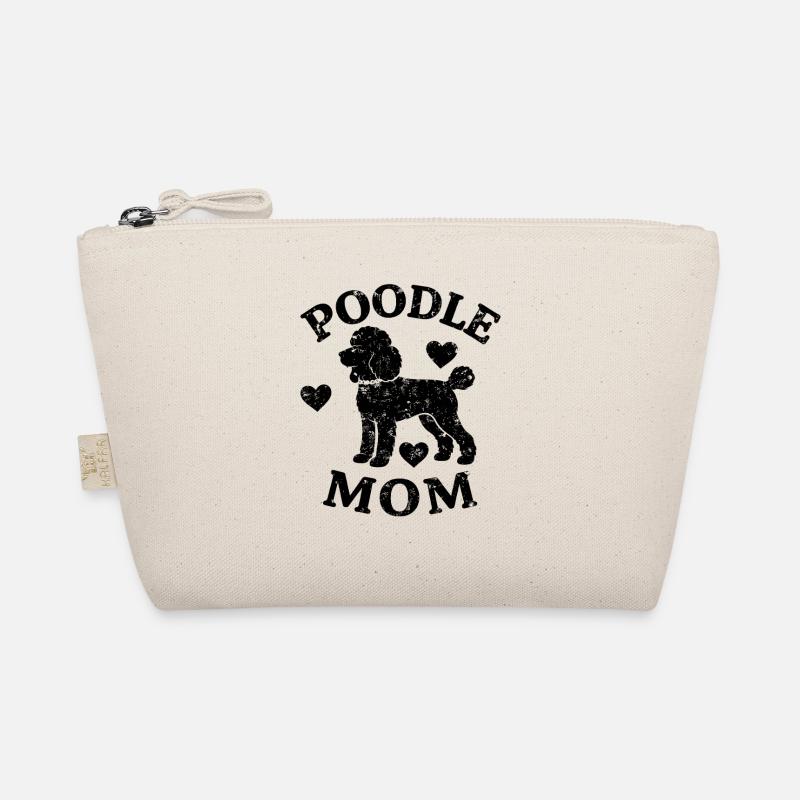 Pudel Mama Hundens Herzdesign Bio-Täschchen