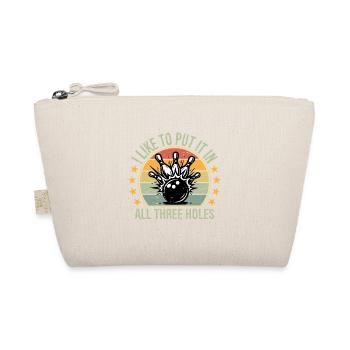 J’aime le mettre dans les trois trous Chemise de bowling - Trousse biologique - nature - Devant