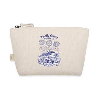 Family Cruise Happy New Year 2026 Celebration - Organic Pouch - nature - Front