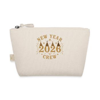 Neujahrscrew 2026 feiert Party-Spaß - Bio-Täschchen - Natur - Vorne