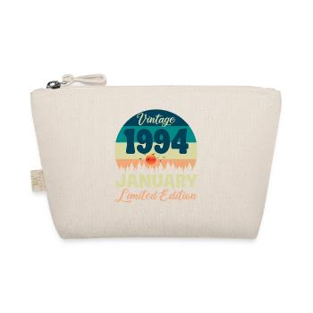 Birthday January 1994 Gift Vintage Limited - Organic Pouch - nature - Front