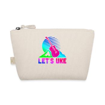 Ukulélé hawaïen ukélé rétro années 80 90 - Trousse biologique - nature - Devant
