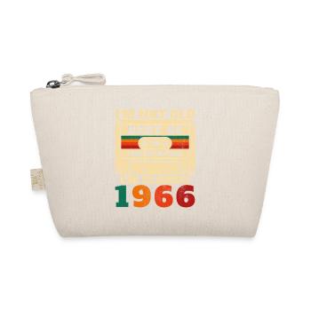 1966 Vintage Retro Birthday Gift - Organic Pouch - nature - Front