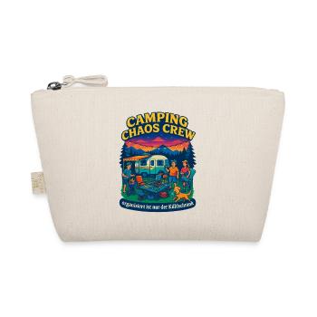 Camping Chaos Crew, fun family camping - Organic Pouch - nature - Front