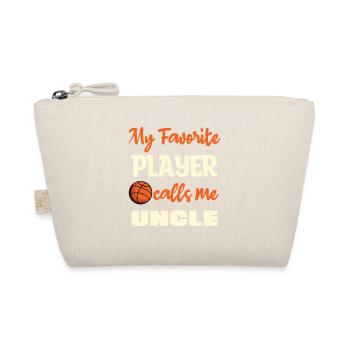 My favorite player calls me uncle - Organic Pouch - nature - Front