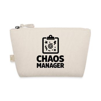 Chaos Manager Clipboard Design - Bio-Täschchen - Natur - Vorne
