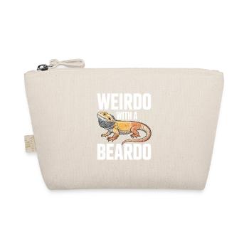 Weirdo Beardo Bearded Dragon Tee - Organic Pouch - nature - Front