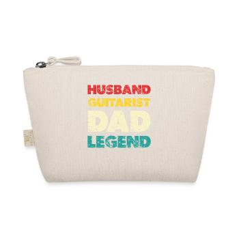 Guitar Dad Legend - Organic Pouch - nature - Front