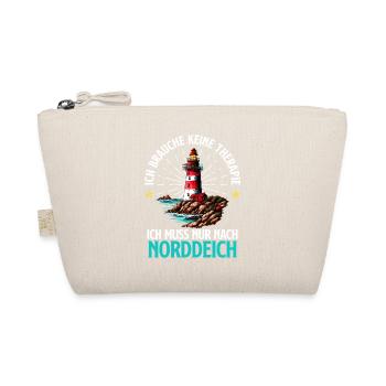 North Sea NEED NO THERAPY MUST GO TO NORDDEICH - Organic Pouch - nature - Front