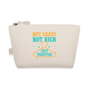 Acheteur d’occasion Pas fou Pas riche Juste Friperie - Trousse biologique - nature - Devant