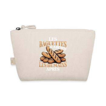  Les Baguettes D’first Lustiges Französisches - Bio-Täschchen - Natur - Vorne