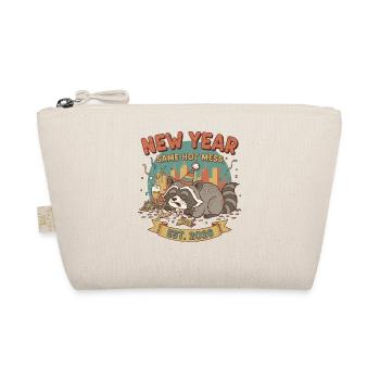 New Year Same Hot Mess Est. 2026 Celebration - Organic Pouch - nature - Front