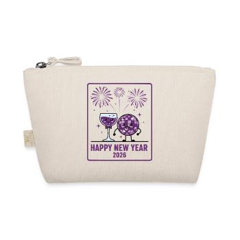 Happy New Year 2026 Fireworks Party Celebration - Organic Pouch - nature - Front