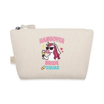 Hangover Bride Squad, JGA Einhorn Team - Bio-Täschchen - Natur - Vorne