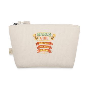 March Girl : Cœur froid, âme brûlante - Trousse biologique - nature - Devant