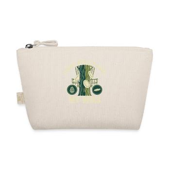 Trees Really Love My Discs Funny Disc Golf - Organic Pouch - nature - Front