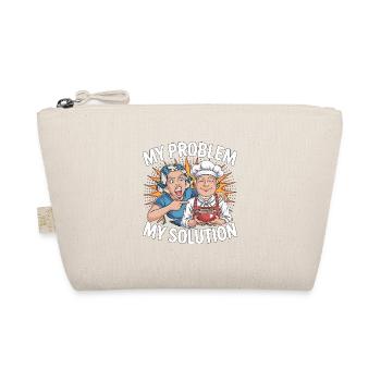 Ramen My Problem My Pictogram Dad Mom Noodle Bowl - Bio-Täschchen - Natur - Vorne