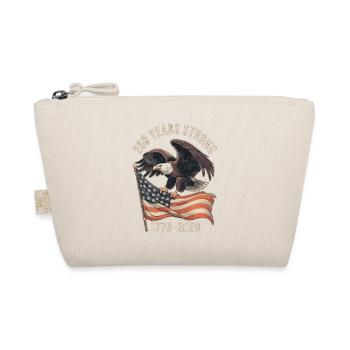 250 Years Strong 1776–2026 - Organic Pouch - nature - Front
