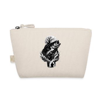 Jumping perch in the moonlight night angler - Organic Pouch - nature - Front