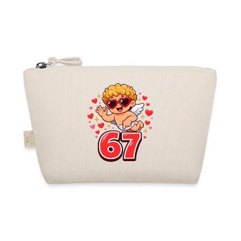 Cadeau en forme de cœur d’amour Cupid Days 67 mignon - Trousse biologique - nature - Devant