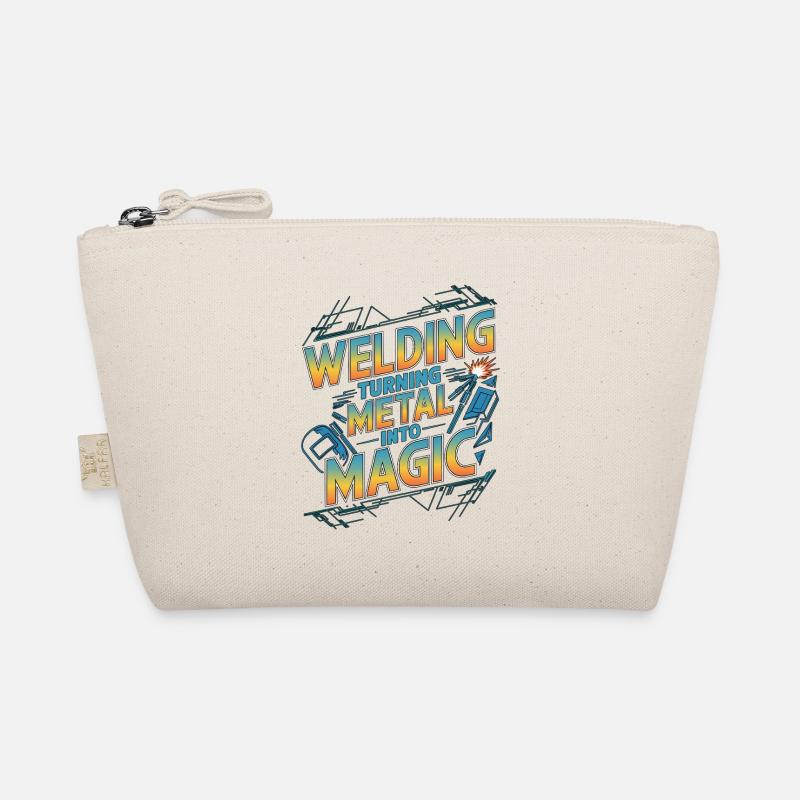 Welder Welding Turning Metal Into Magic Metalwork Organic Pouch