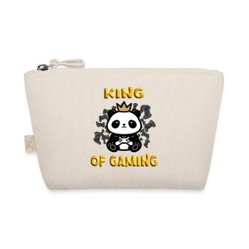 King of Gaming Panda - Organic Pouch - nature - Front