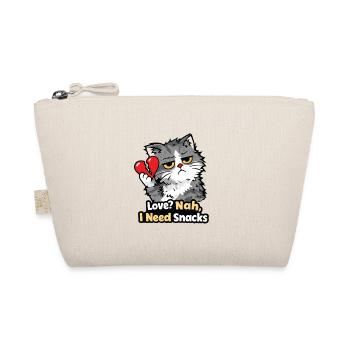 Funny Anti - Valentine day Cat - Trousse biologique - nature - Devant
