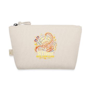 Darts | Sting with every Fling - Skorpion - Organic Pouch - nature - Front