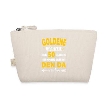 50 Years Relationship Anniversary Wedding Anniversary Golden - Organic Pouch - nature - Front