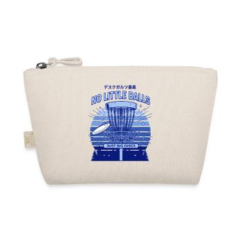 Disc Golf No Little Balls Just Big Discs Basket - Organic Pouch - nature - Front