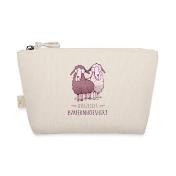 Official Farm Shirt Funny Sheep - Organic Pouch - nature - Front