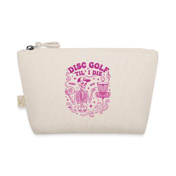Disc Golf Til I Die Fore Ace Funny Disc Golfer - Bio-Täschchen - Natur - Vorne