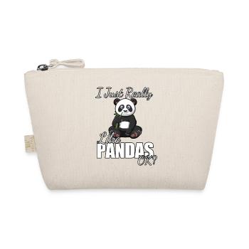 J’aime juste vraiment les pandas, d’accord - Trousse biologique - nature - Devant